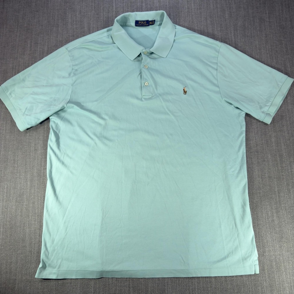 Polo Ralph Lauren Polo Shirt Mens 2XLT Flesh Pony Logo Short Sleeve Big & Tall